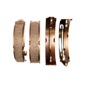 Kia Amanti Brake Shoes - DFC - Carbon Steel, Semi-Metallic - Black - `04-`06