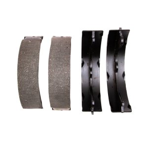 Chevrolet Silverado 3500 HD Brake Shoes - DFC - Carbon Steel, Semi-Metallic - Black - `11-`15