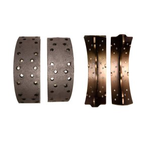 Chevrolet W6500 Tiltmaster Brake Shoes - Front - DFC - Premium Riveted - Black - `86-`13