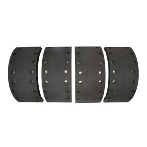 Chevrolet W4500 Tiltmaster Brake Shoes - Rear - DFC - Premium Riveted - Black - `98-`22