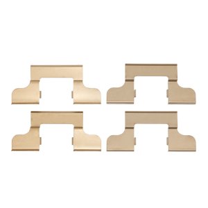 Ford Mustang Brake Hardware Kit - Rear - DFC - Stainless Steel - `05-`14 Ford Mustang Brake Hardware Kit - Rear - DFC - Stainless Steel - `05-`14