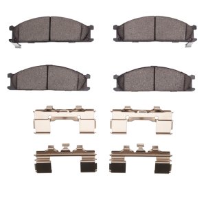 Nissan Pickup Brake Pads - Front - DFC - 4000 HybriDynamic - `85-`15