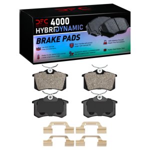 Volkswagen Jetta Brake Pads - Rear - DFC - 4000 HybriDynamic - `03-`06