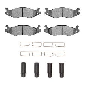 Hummer H1 Brake Pads - Rear + Front - DFC - 4000 HybriDynamic - `92-`06