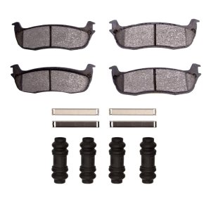 Ford F-250 Brake Pads - Rear - DFC - 4000 HybriDynamic - `97-`11