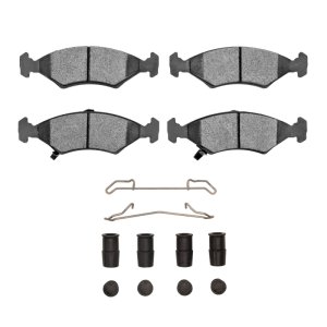 Kia Sephia Brake Pads - Front - DFC - 4000 HybriDynamic - `94-`00