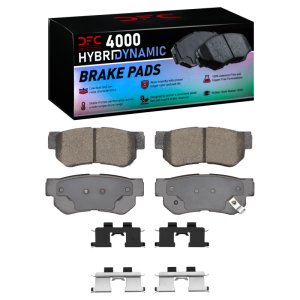 Hyundai Sonata Brake Pads - Rear - DFC - 4000 HybriDynamic - `99-`10