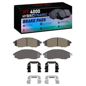 Nissan Frontier Brake Pads - Front - DFC - 4000 HybriDynamic - `00-`04