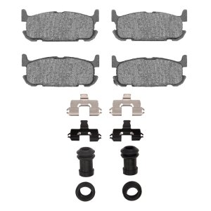 Mazda Miata Brake Pads - Rear - DFC - 4000 HybriDynamic - `01-`05