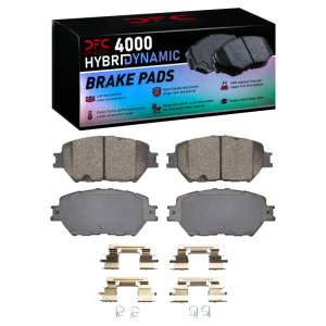 Toyota Camry Brake Pads - Front - DFC - 4000 HybriDynamic - `02-`06