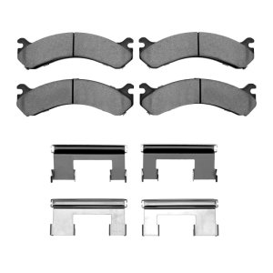 Chevrolet Silverado 3500 Brake Pads - Rear - DFC - 4000 HybriDynamic - `01-`10