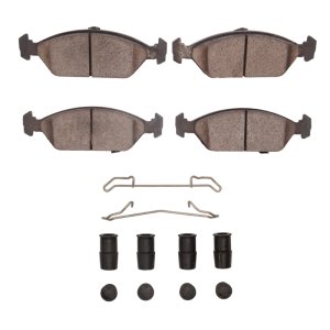 Kia Sephia Brake Pads - Front - DFC - 4000 HybriDynamic - `94-`00