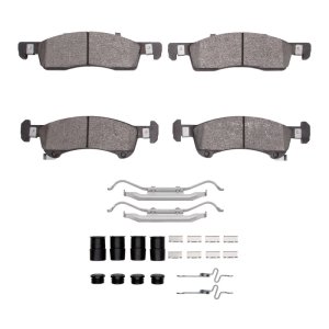 Ford Expedition Brake Pads - Front - DFC - 4000 HybriDynamic - `02-`06