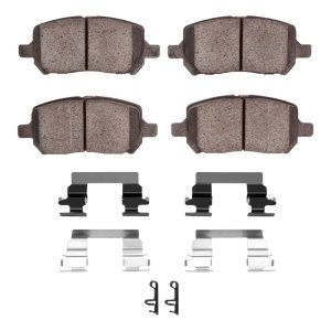 Chevrolet Cobalt Brake Pads - Front - DFC - 4000 HybriDynamic - `03-`10