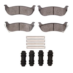 Chrysler Pacifica Brake Pads - Rear - DFC - 4000 HybriDynamic - `04-`08