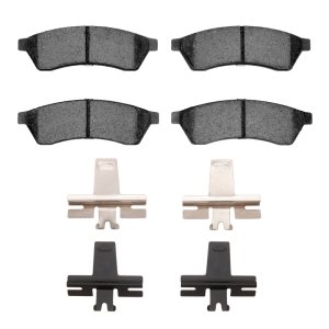 Chevrolet Epica Brake Pads - Rear - DFC - 4000 HybriDynamic - `04-`10