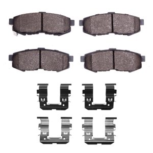 Mazda MPV Brake Pads - Rear - DFC - 4000 HybriDynamic - `04-`06
