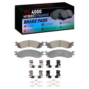 Ford Explorer Brake Pads - Front - DFC - 4000 HybriDynamic - `06-`12