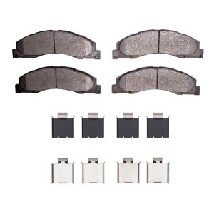 Ford E-Super Duty Brake Pads - Front - DFC - 4000 HybriDynamic - `08-`25