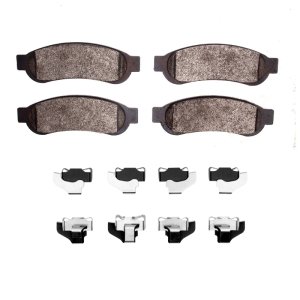 Ford F-350 Super Duty Brake Pads - Rear - DFC - 4000 HybriDynamic - `10-`12