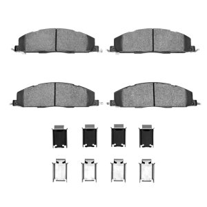 Dodge Ram 3500 Brake Pads - Rear - DFC - 4000 HybriDynamic - `09-`18
