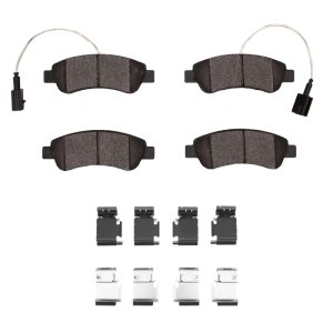 Ram ProMaster 1500 Brake Pads - Rear - DFC - 4000 HybriDynamic - `14-`21