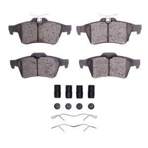 Ford EcoSport Brake Pads - Rear - DFC - 4000 HybriDynamic - `18-`22