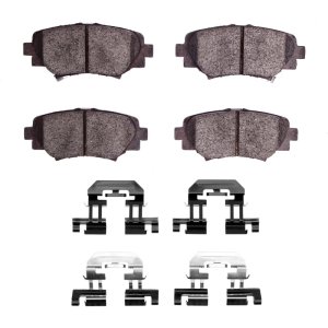 Mazda 3 Brake Pads - Rear - DFC - 4000 HybriDynamic - `14-`18