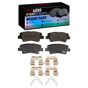 Dodge Attitude Brake Pads - Rear - DFC - 4000 HybriDynamic - `11-`25