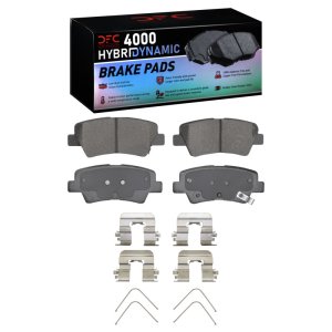 Hyundai Kona Brake Pads - Rear - DFC - 4000 HybriDynamic - `12-`24