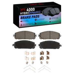 Jeep Cherokee Brake Pads - Front - DFC - 4000 HybriDynamic - `14-`23