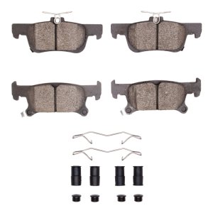 Buick Envision Brake Pads - Rear - DFC - 4000 HybriDynamic - `17-`18