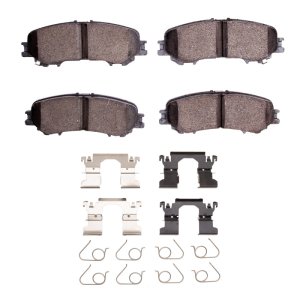 Nissan Titan Brake Pads - Rear - DFC - 4000 HybriDynamic - `17-`24