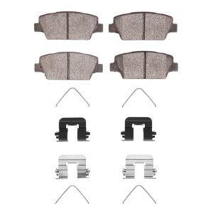 Kia Cadenza Brake Pads - Rear - DFC - 4000 HybriDynamic - `17-`19