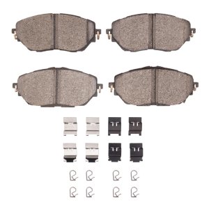 Toyota C-HR Brake Pads - Front - DFC - 4000 HybriDynamic - `18-`22