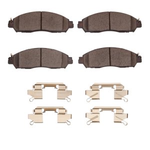 Nissan Leaf Brake Pads - Front - DFC - 4000 HybriDynamic - `18-`25