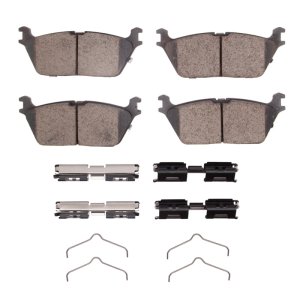 Jeep Wagoneer L Brake Pads - Rear - DFC - 4000 HybriDynamic - `19-`25