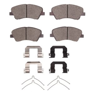 Hyundai Accent Brake Pads - Front - DFC - 4000 HybriDynamic - `18-`23