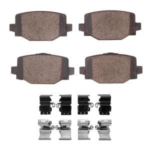Infiniti QX55 Brake Pads - Rear - DFC - 4000 HybriDynamic - `19-`24