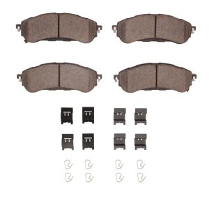 Ford Ranger Brake Pads - Rear - DFC - 4000 HybriDynamic - `19-`23