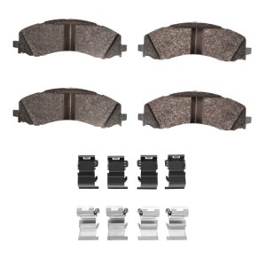 Ram 2500 Brake Pads - Front - DFC - 4000 HybriDynamic - `19-`25