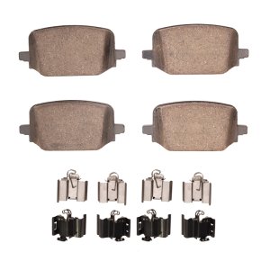 Ford Explorer Brake Pads - Rear - DFC - 4000 HybriDynamic - `20-`25