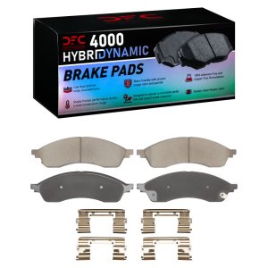 Ford Edge Brake Pads - Front - DFC - 4000 HybriDynamic - `21-`24 Ford Edge Brake Pads - Front - DFC - 4000 HybriDynamic - `21-`24