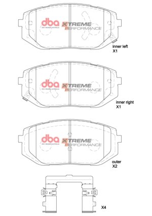 Subaru Legacy Brake Rotors (2) - Front + Rear - DFC - GeoSPEC Coated - `05-`09