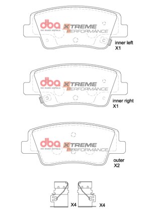 Subaru Forester Brake Rotors (2) - Front + Rear - DFC - GeoSPEC Coated - `14-`18