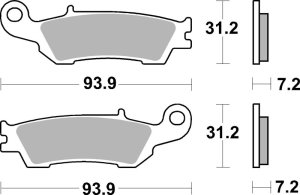 Ford Edge Brake Kit - Front - DFC - Plain Rotors + 4000 HybriDynamic Pads - `07-`08