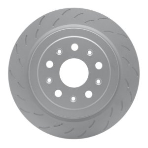 Cadillac CTS Brake Rotor (1) - Left Rear - DFC - GeoSPEC Coated Rotor - Slotted - `15-`19
