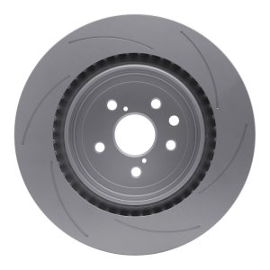 Lexus RC F Brake Rotor (1) - Left Rear - DFC - GeoSPEC Coated Slotted - `15-`22