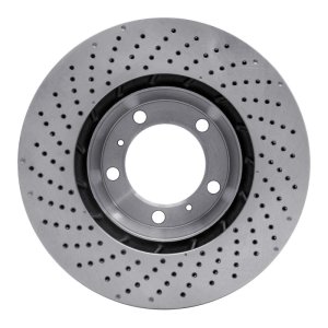 Porsche 718 Boxster Brake Rotor (1) - Right Front - DFC - Drilled - `99-`23