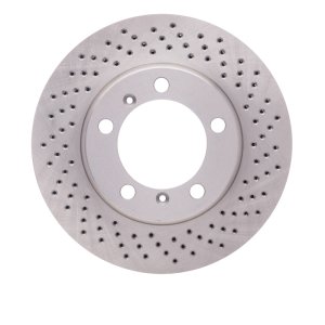 Porsche Boxster Brake Rotor (1) - Right Front - DFC - Drilled - `05-`08